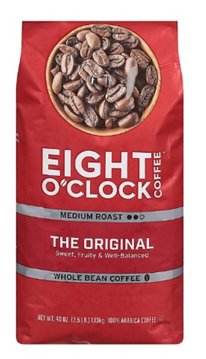 (image for) Eight O'Clock Medium Roast Whole Bean Coffee, The Original, 40 oz.